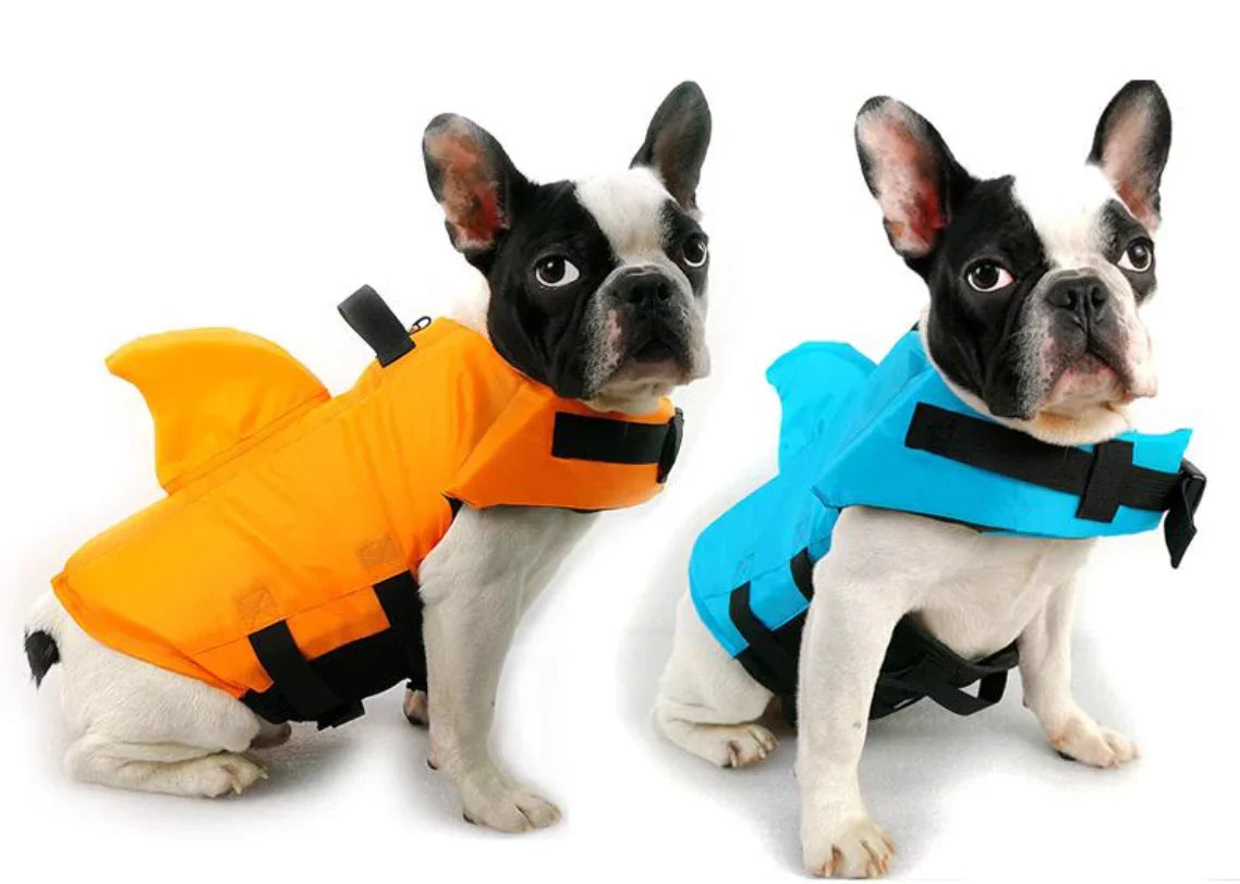 Dog life jacket buoyant swim vest with rescue handle — image 2