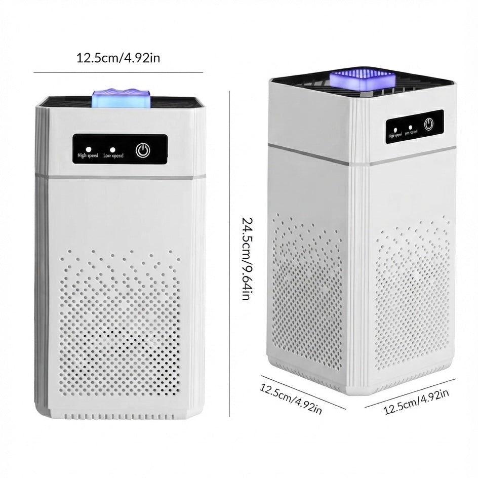 USB compact HEPA air purifier for pets with 20dB sleep mode and 360 degree intake — image 2