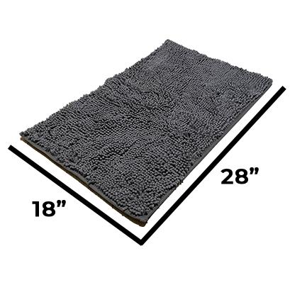 Absorbent Chenille Entryway Rug with Non-Slip Backing | Washable Indoor Mat for Easy Cleaning 6