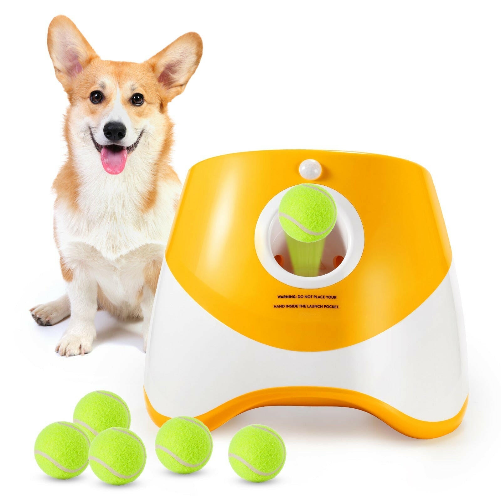 Automatic dog ball launcher with adjustable fetch distance — image 2
