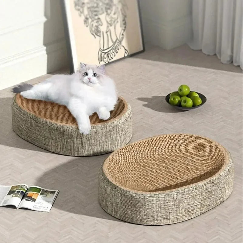 Cardboard Cat Scratcher Bed