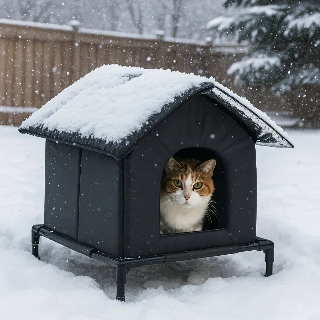Insulated Outdoor Cat House – image 1