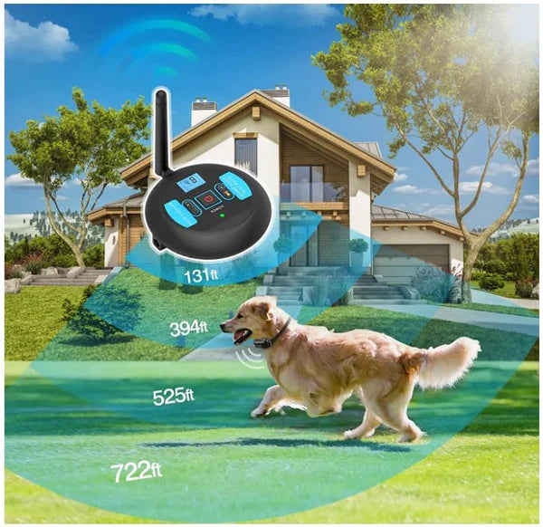 Wireless dog fence system with adjustable range for yard containment — image 2