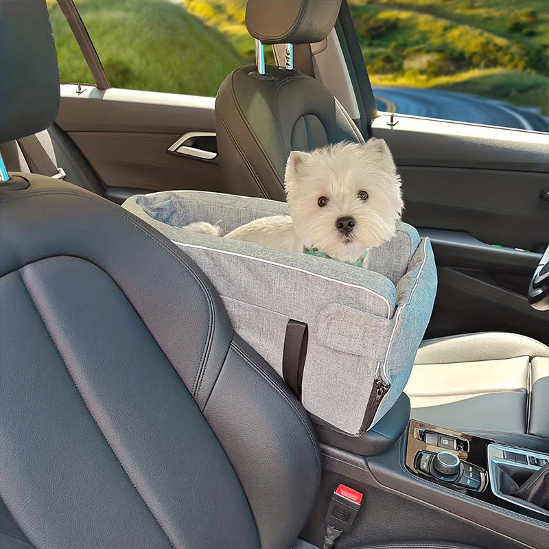 Pawzex center console pet car seat with built-in leash - image 2